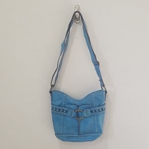 Born Concepts BOC Blue Crossbody Vegan Bag